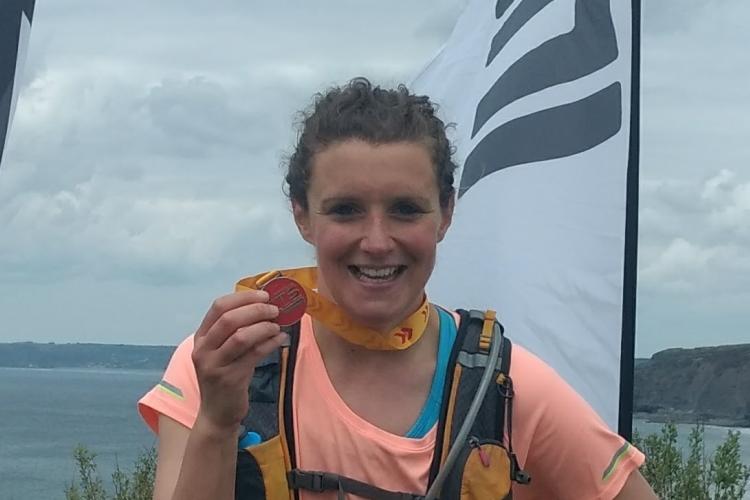 Jen Durkin with her London Marathon medal